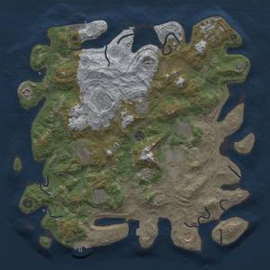 Thumbnail Rust Map: Procedural Map, Size: 4250, Seed: 3290086, 19 Monuments