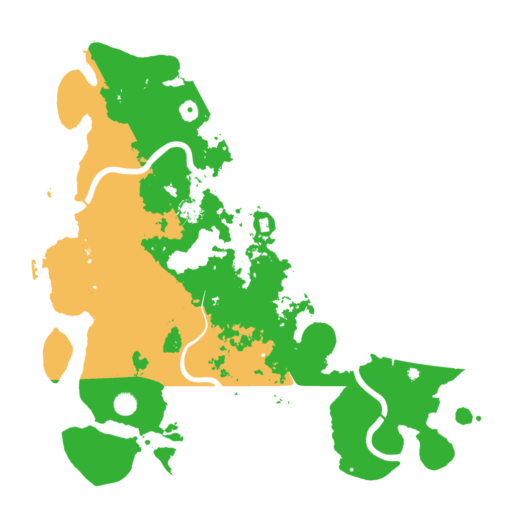 Biome Rust Map: Procedural Map, Size: 3950, Seed: 12988016