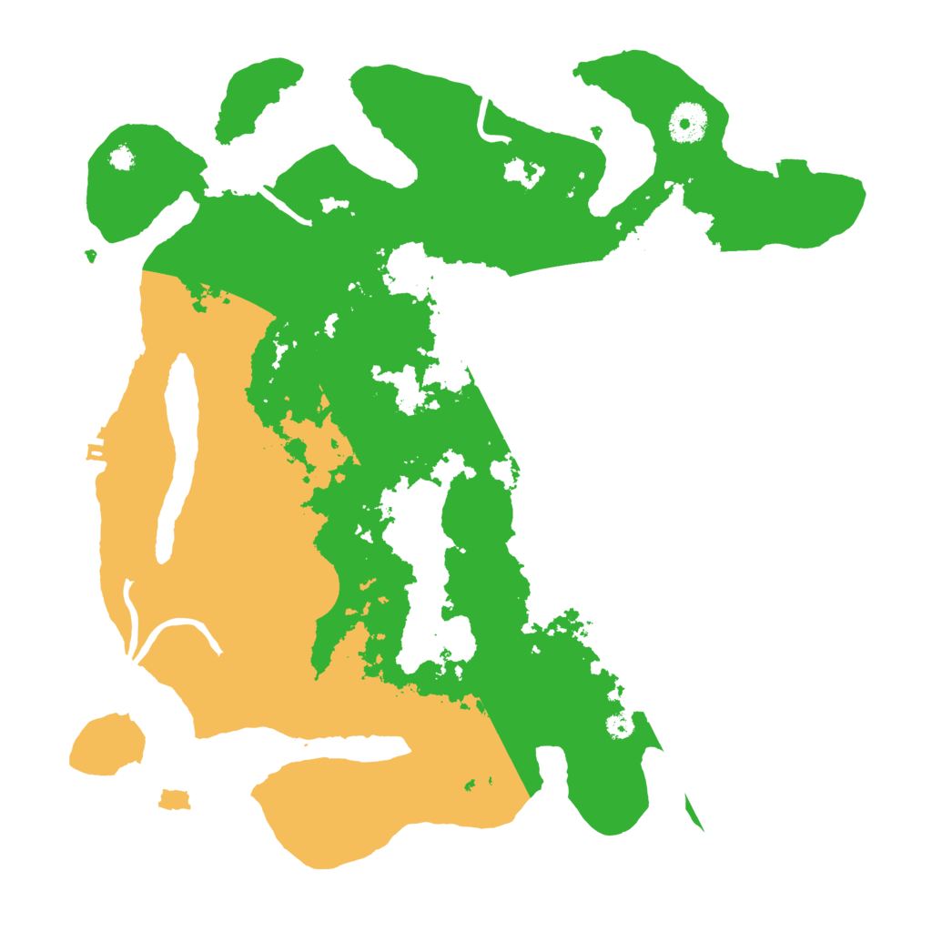 Biome Rust Map: Procedural Map, Size: 3550, Seed: 49142135