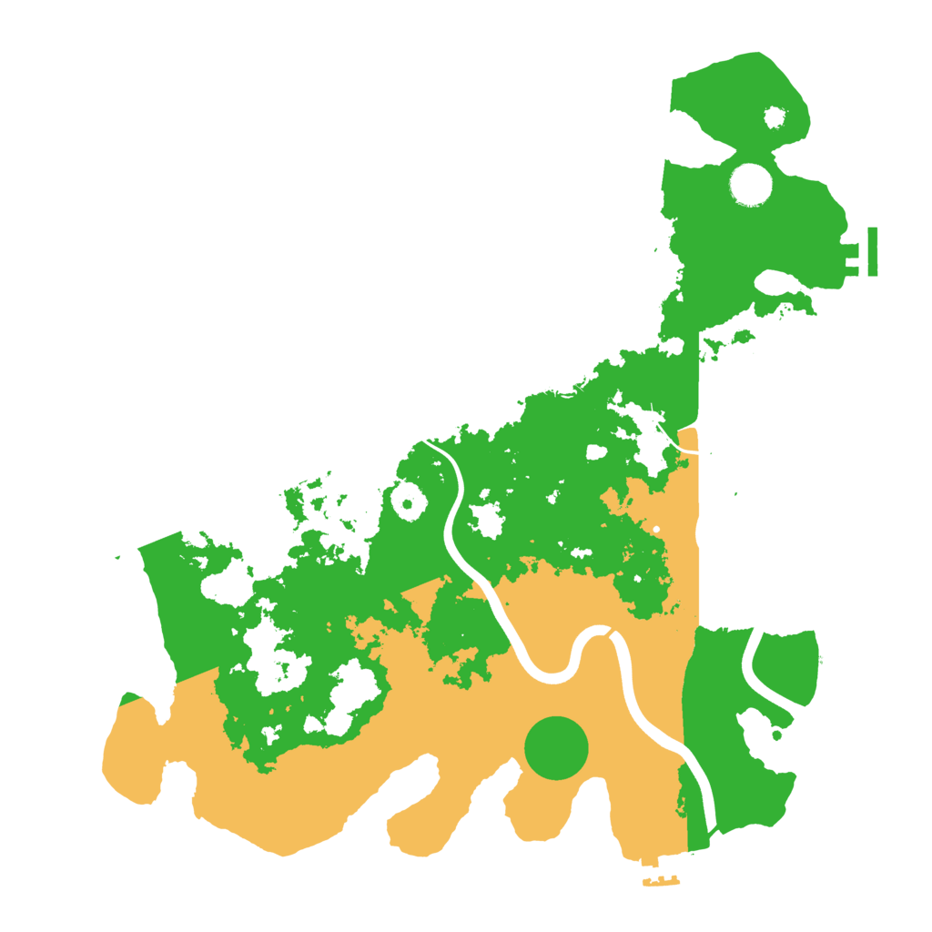 Biome Rust Map: Procedural Map, Size: 3850, Seed: 87187150