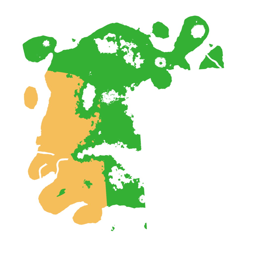 Biome Rust Map: Procedural Map, Size: 3500, Seed: 828496236