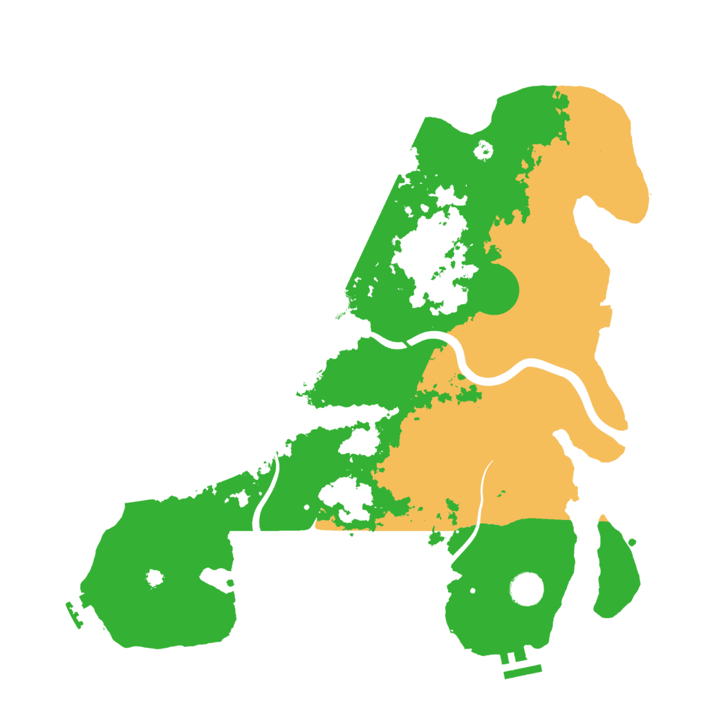 Biome Rust Map: Procedural Map, Size: 3750, Seed: 78451756
