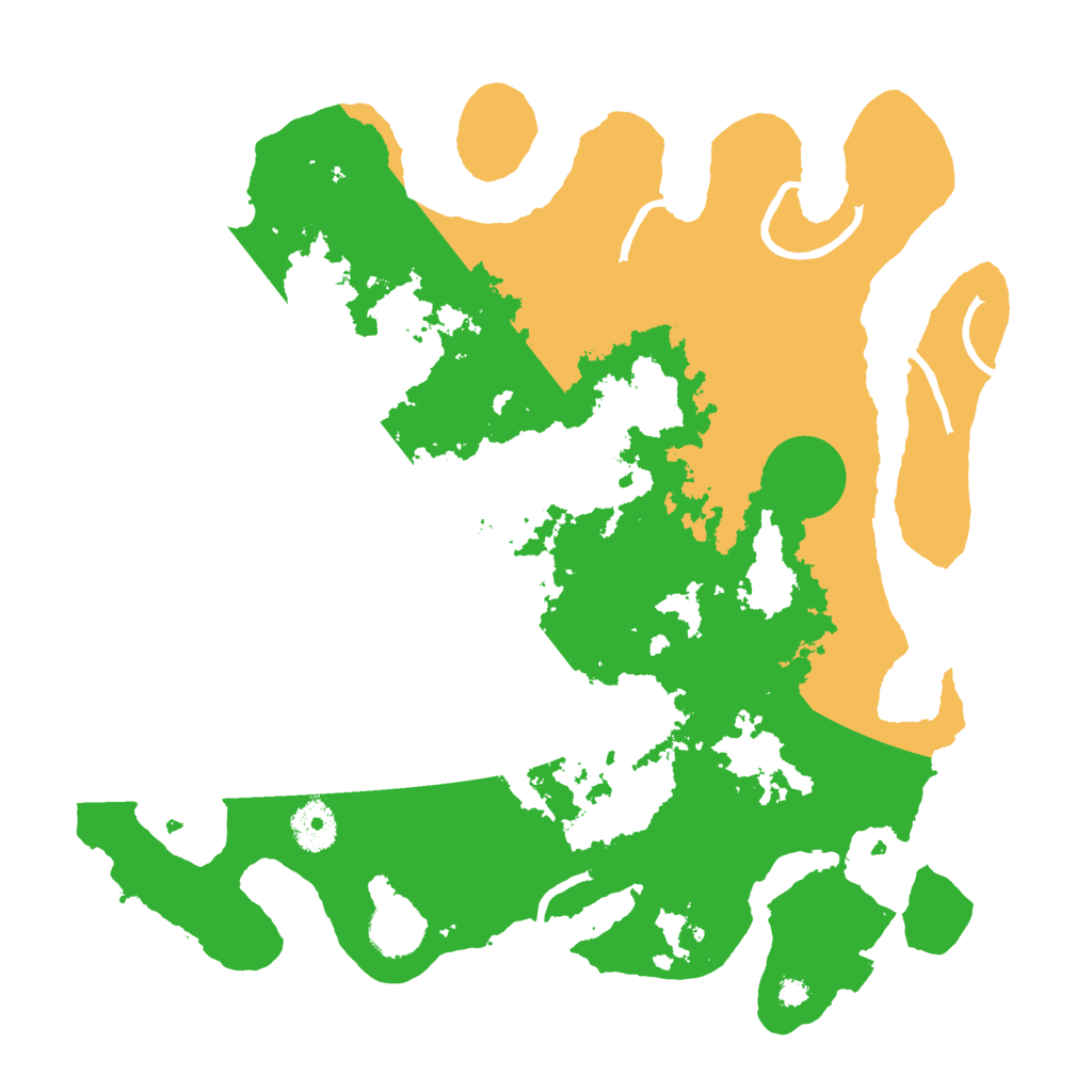 Biome Rust Map: Procedural Map, Size: 3500, Seed: 59633077