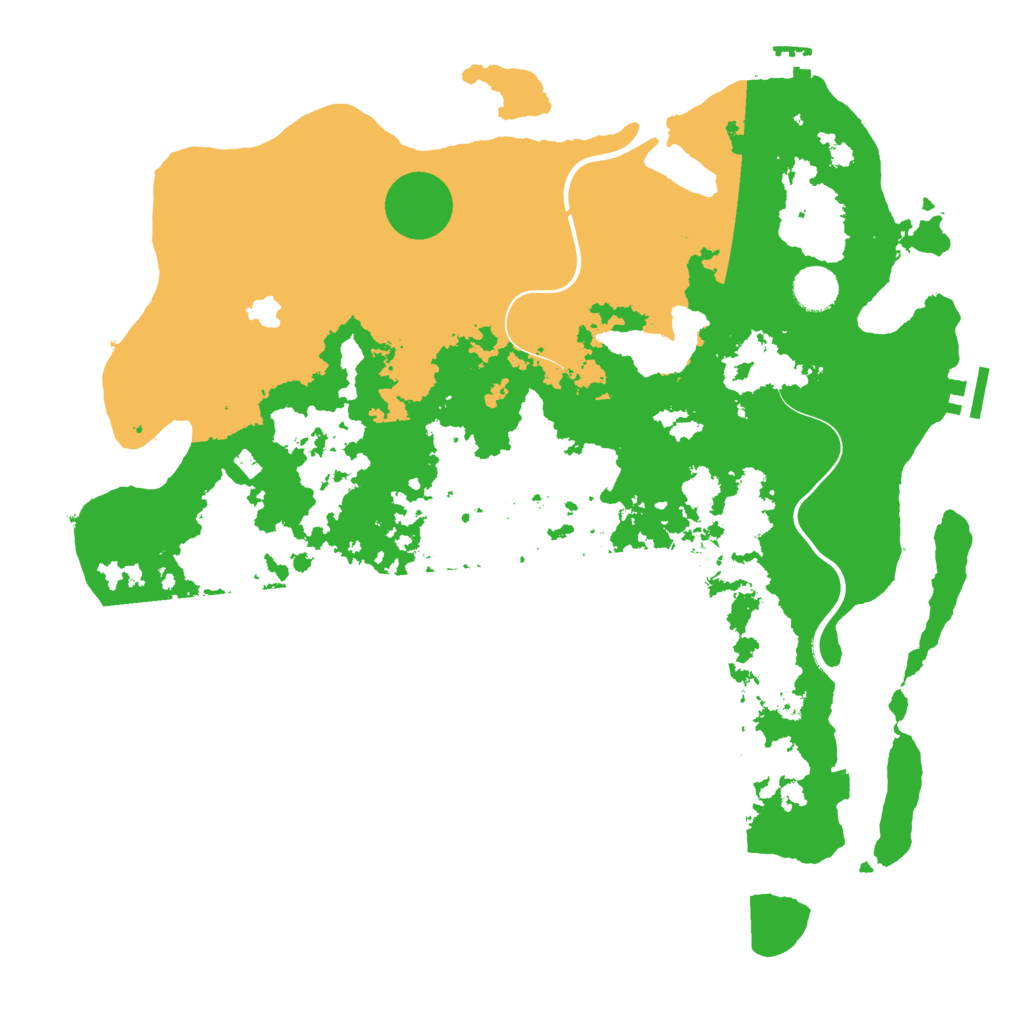 Biome Rust Map: Procedural Map, Size: 4000, Seed: 4404