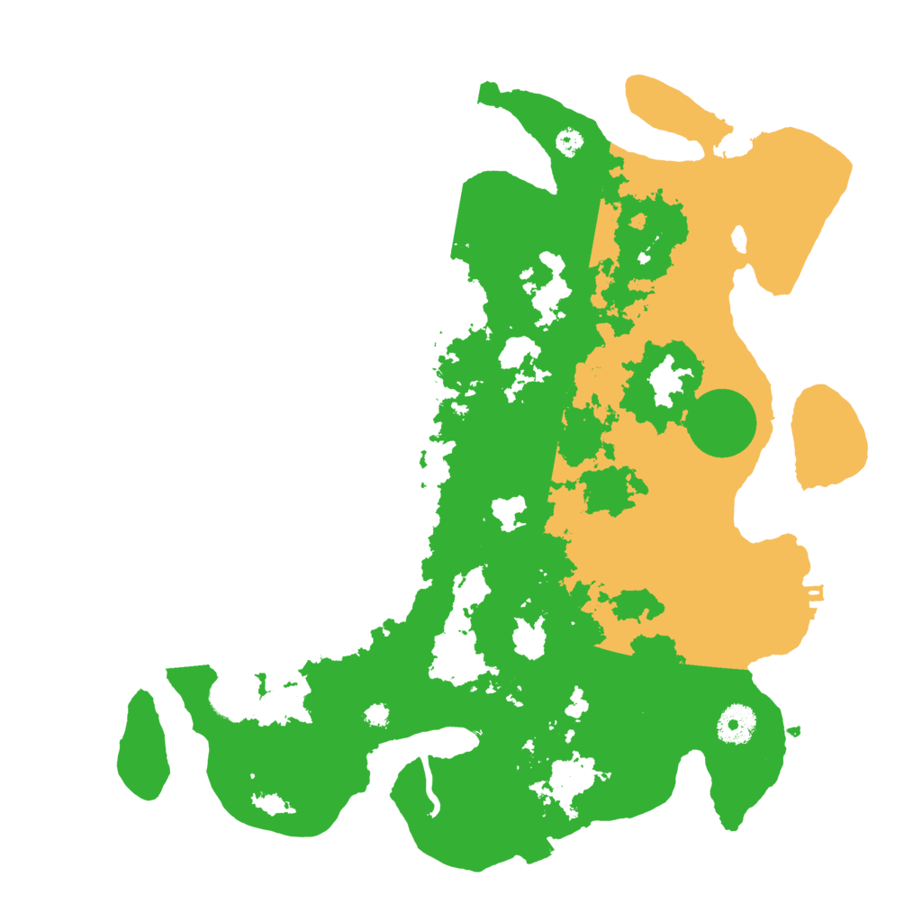 Biome Rust Map: Procedural Map, Size: 3550, Seed: 30897490