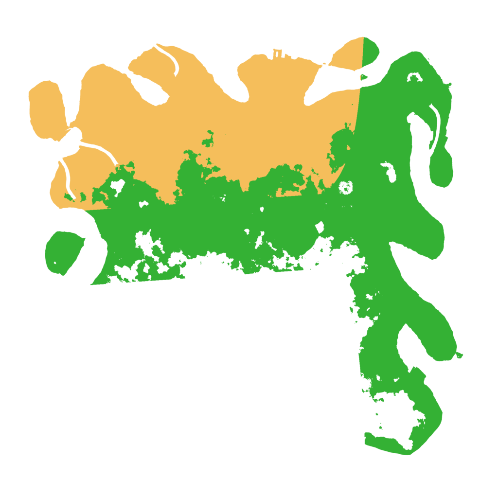 Biome Rust Map: Procedural Map, Size: 3600, Seed: 88520132