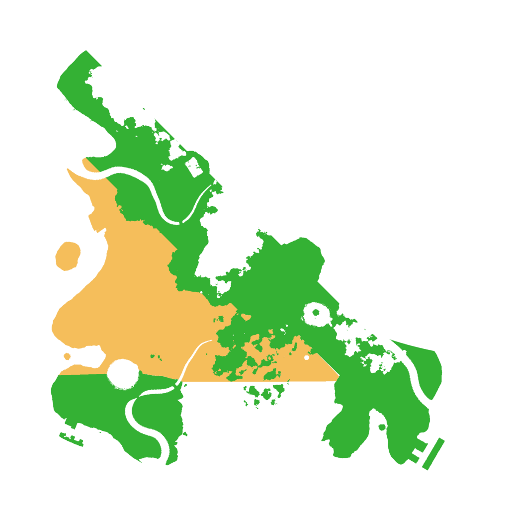Biome Rust Map: Procedural Map, Size: 3000, Seed: 834812361