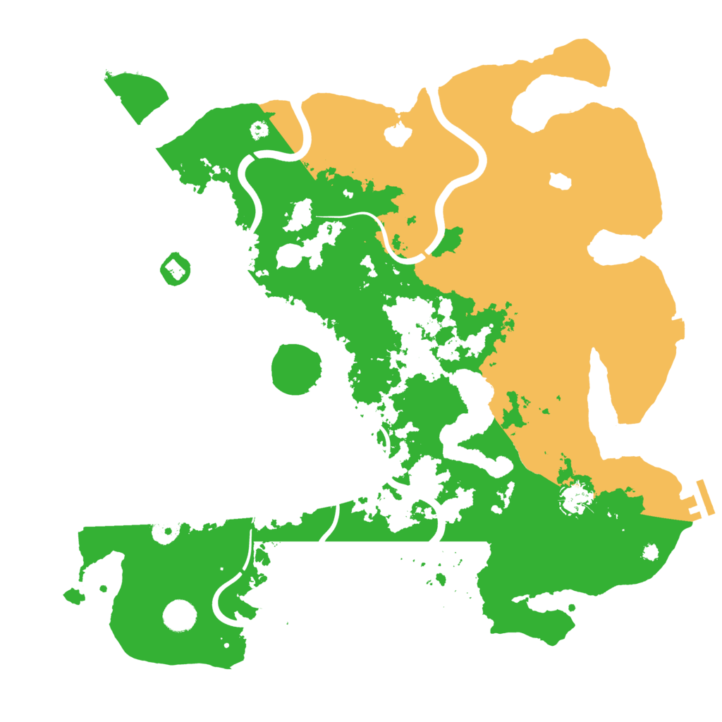 Biome Rust Map: Procedural Map, Size: 4000, Seed: 931459718