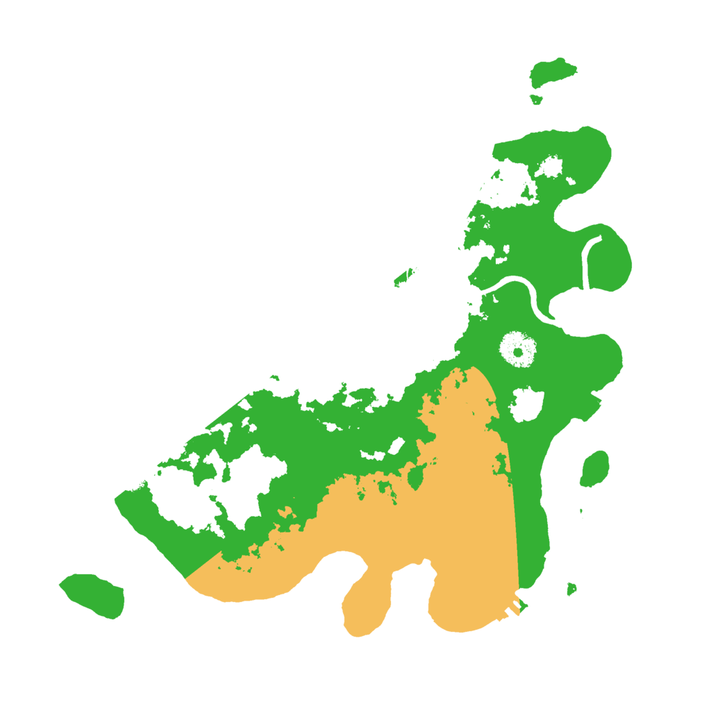 Biome Rust Map: Procedural Map, Size: 3000, Seed: 190284450