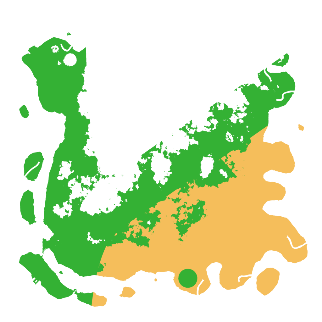 Biome Rust Map: Procedural Map, Size: 4500, Seed: 646934487