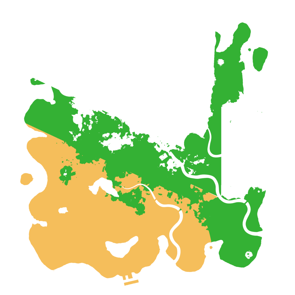 Biome Rust Map: Procedural Map, Size: 4086, Seed: 43422