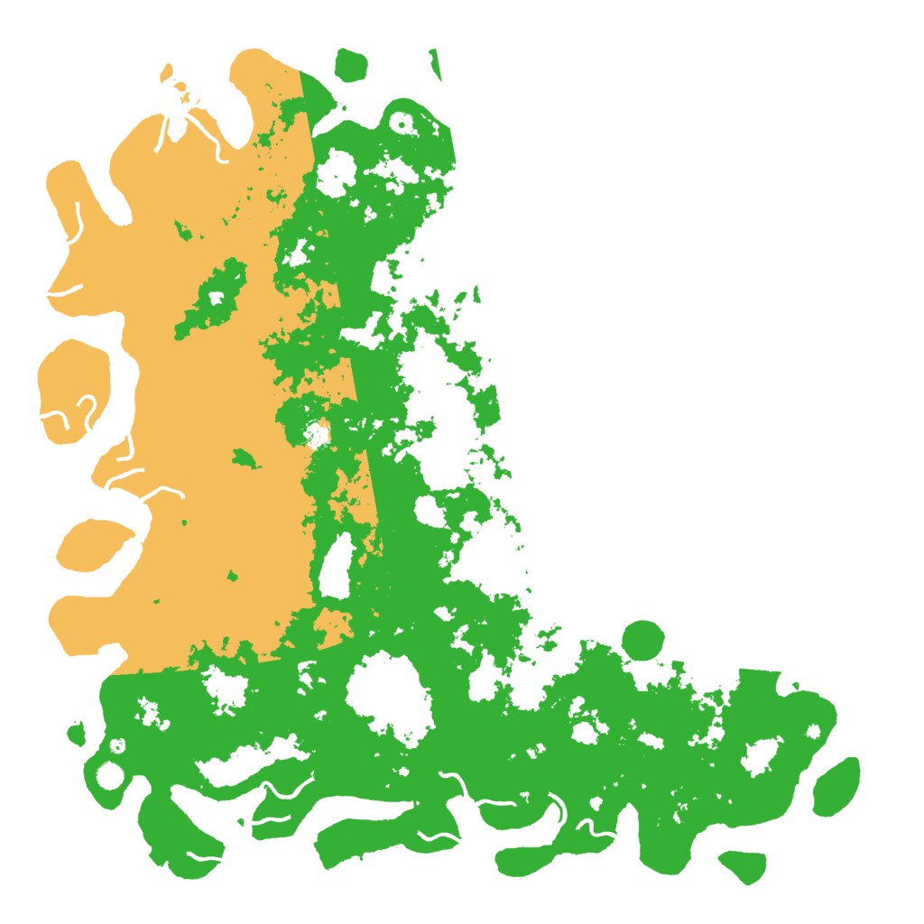 Biome Rust Map: Procedural Map, Size: 6000, Seed: 1593453287