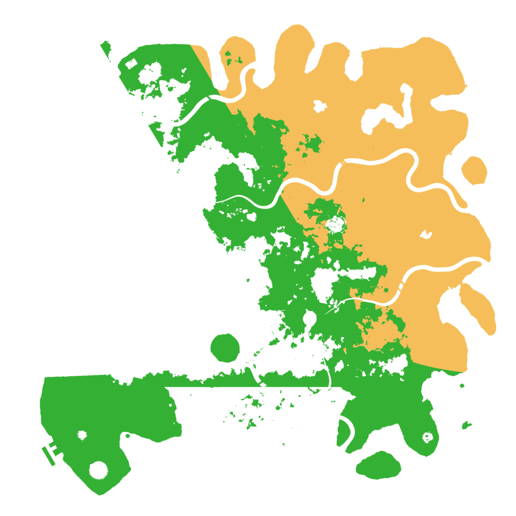 Biome Rust Map: Procedural Map, Size: 5000, Seed: 768205