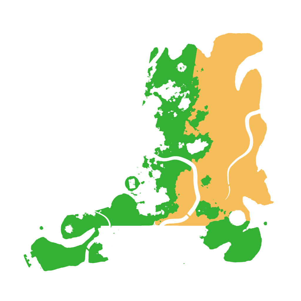 Biome Rust Map: Procedural Map, Size: 3400, Seed: 172034572