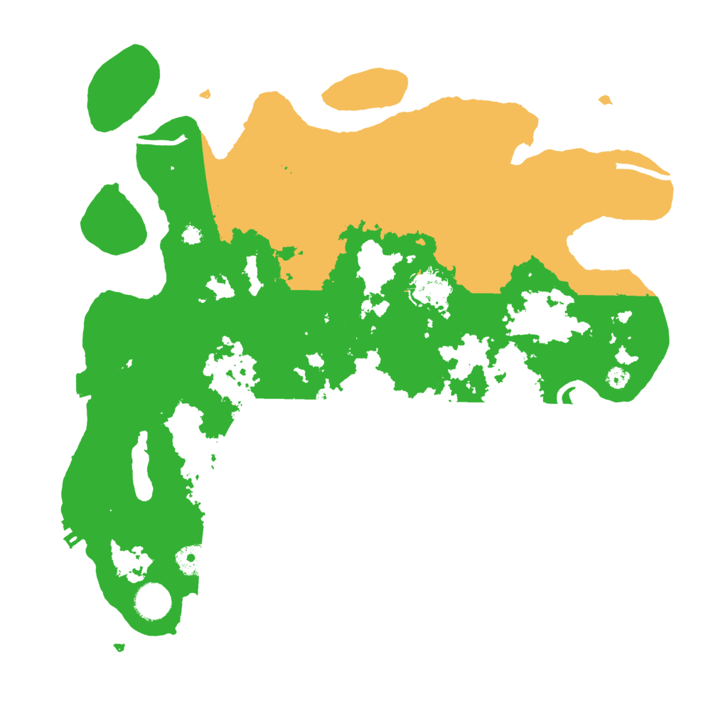 Biome Rust Map: Procedural Map, Size: 3500, Seed: 154577