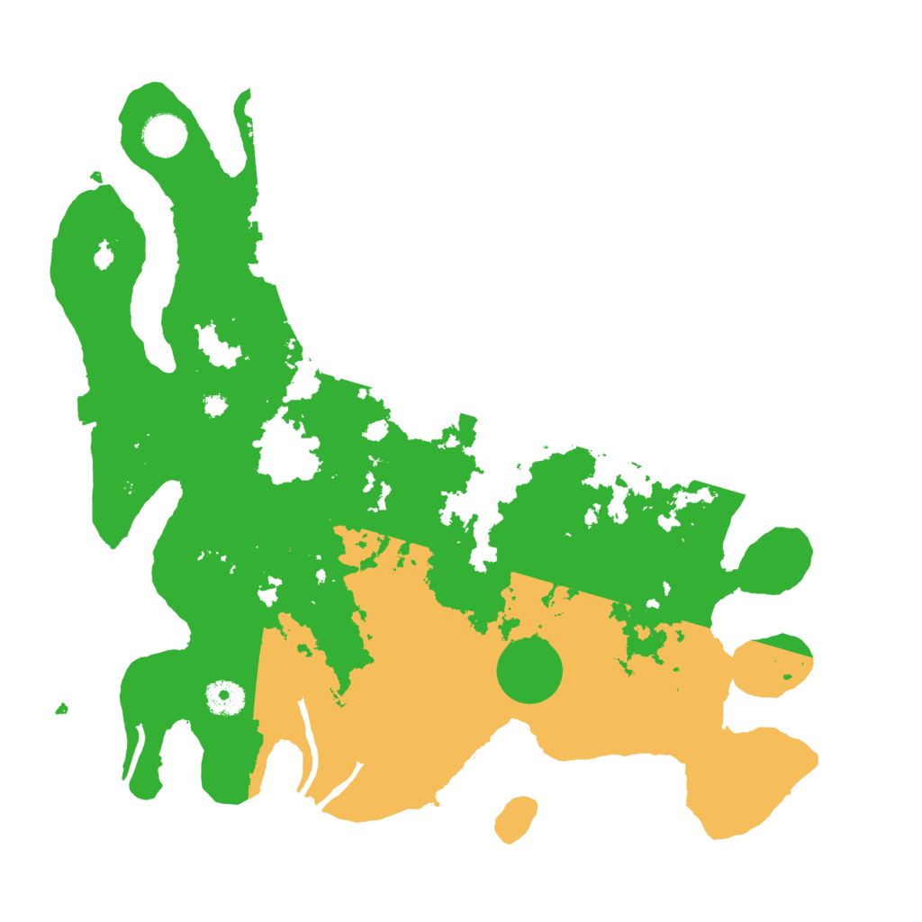 Biome Rust Map: Procedural Map, Size: 3700, Seed: 1385350984