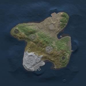 Thumbnail Rust Map: Procedural Map, Size: 2000, Seed: 27216537, 8 Monuments