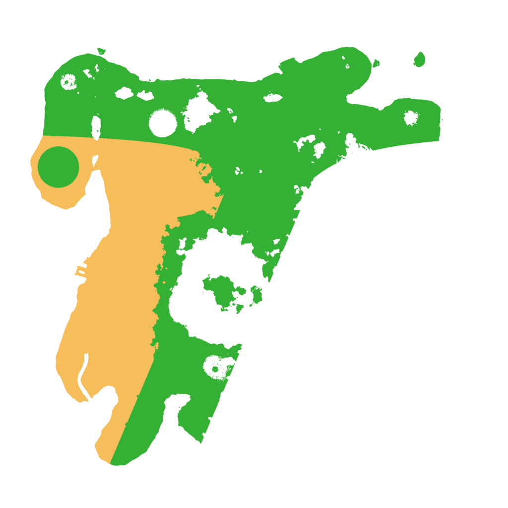 Biome Rust Map: Procedural Map, Size: 3250, Seed: 581285482