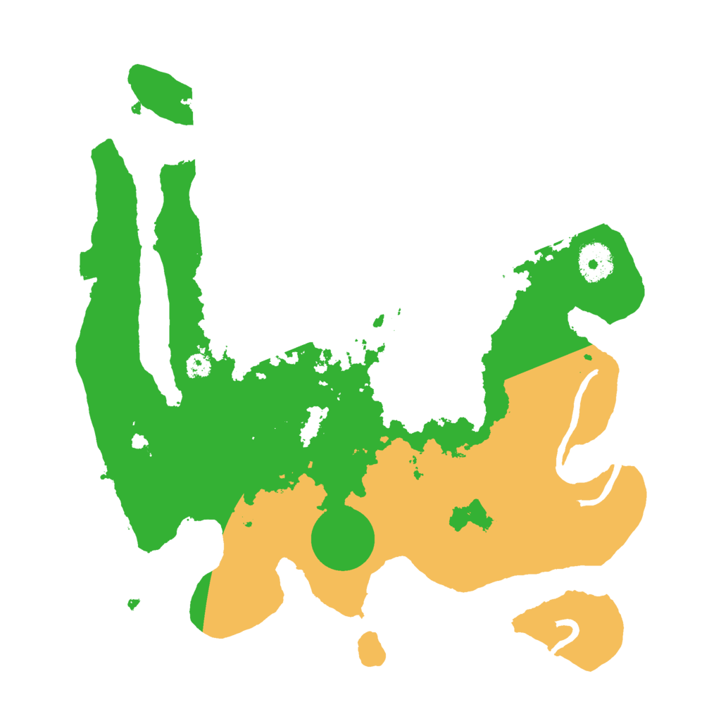 Biome Rust Map: Procedural Map, Size: 3000, Seed: 623919636