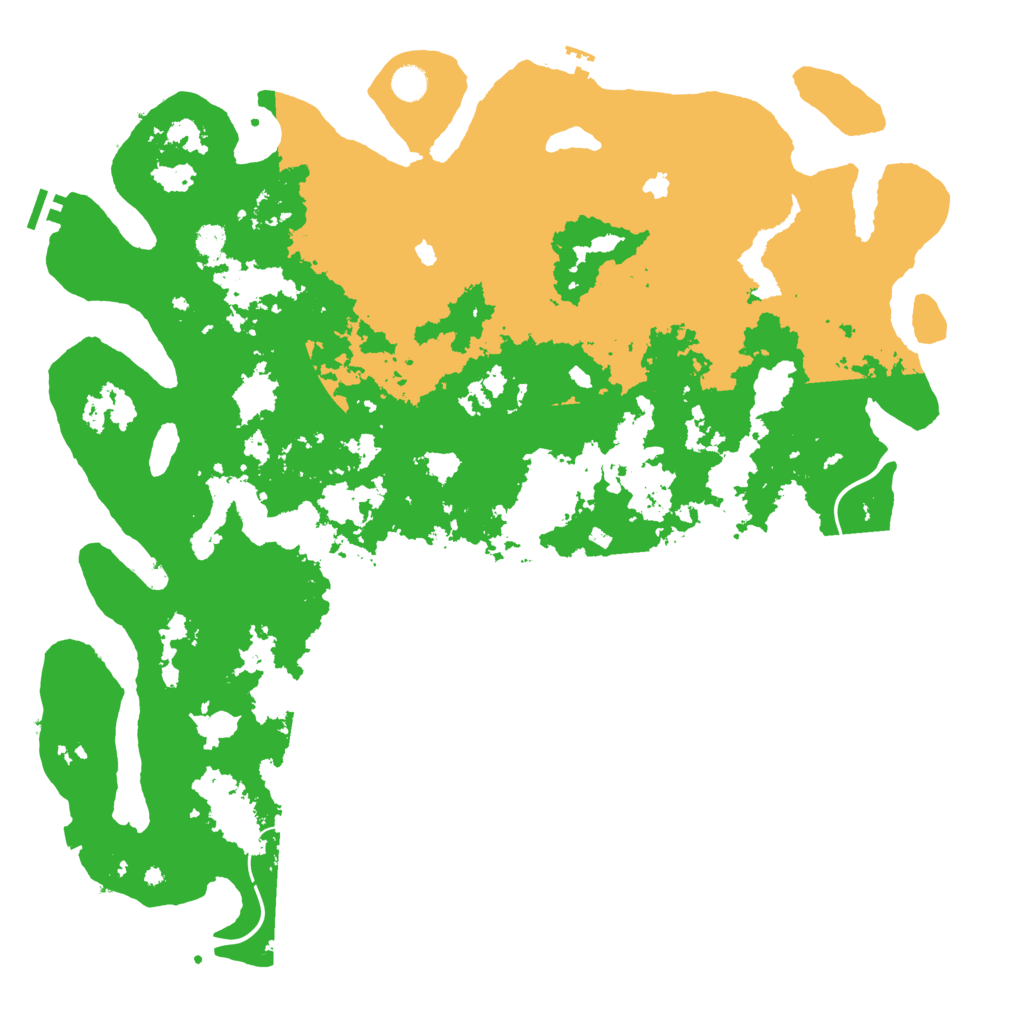 Biome Rust Map: Procedural Map, Size: 5000, Seed: 1745098409