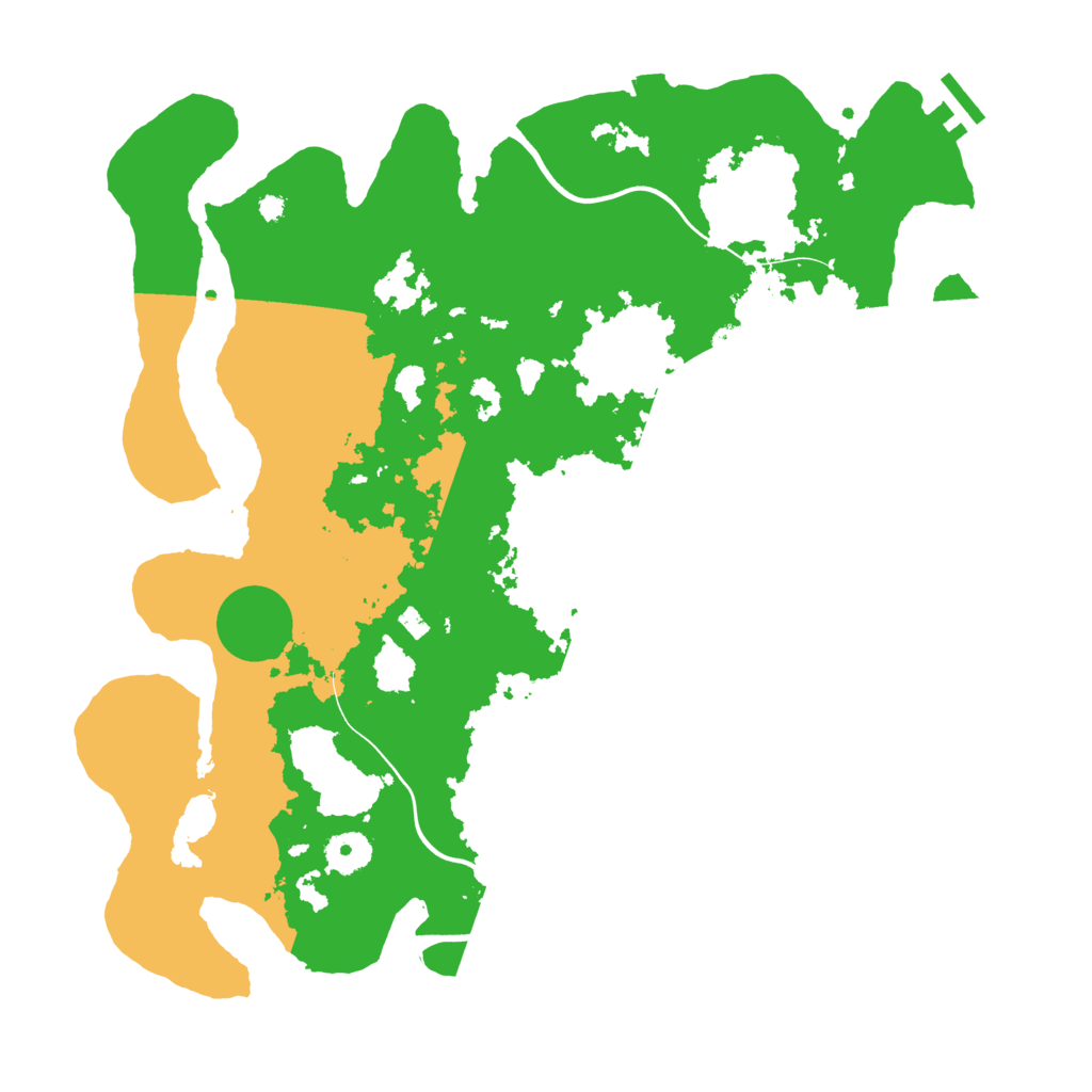 Biome Rust Map: Procedural Map, Size: 3800, Seed: 1325344363