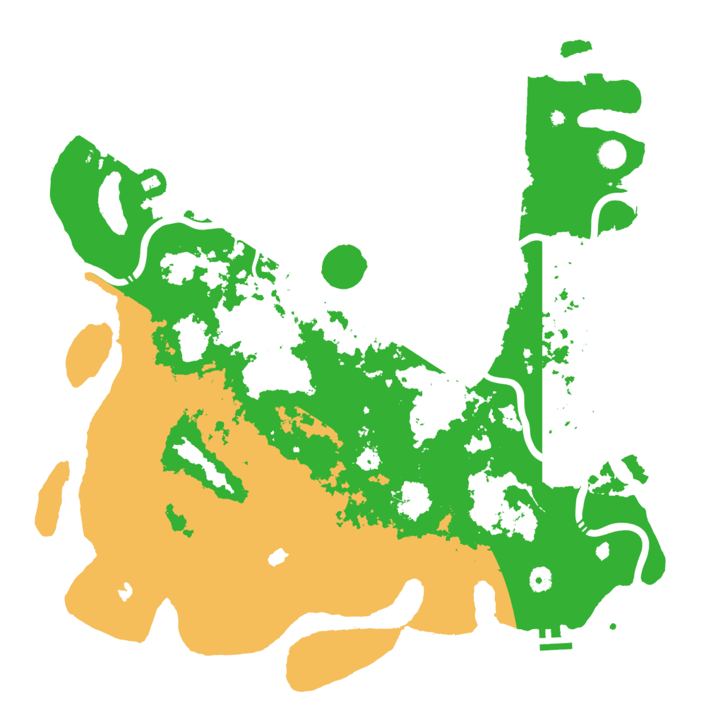 Biome Rust Map: Procedural Map, Size: 4500, Seed: 1407002825