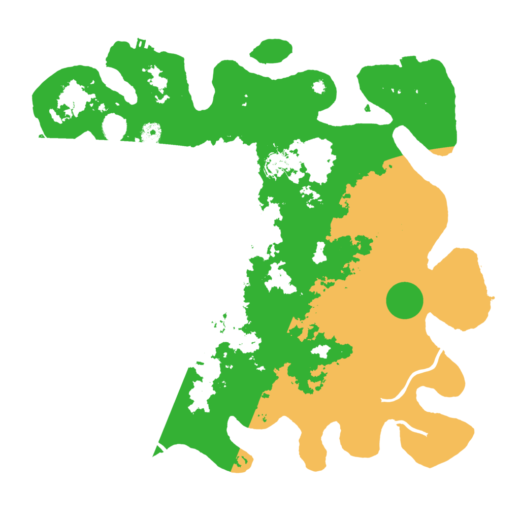Biome Rust Map: Procedural Map, Size: 3700, Seed: 799215051