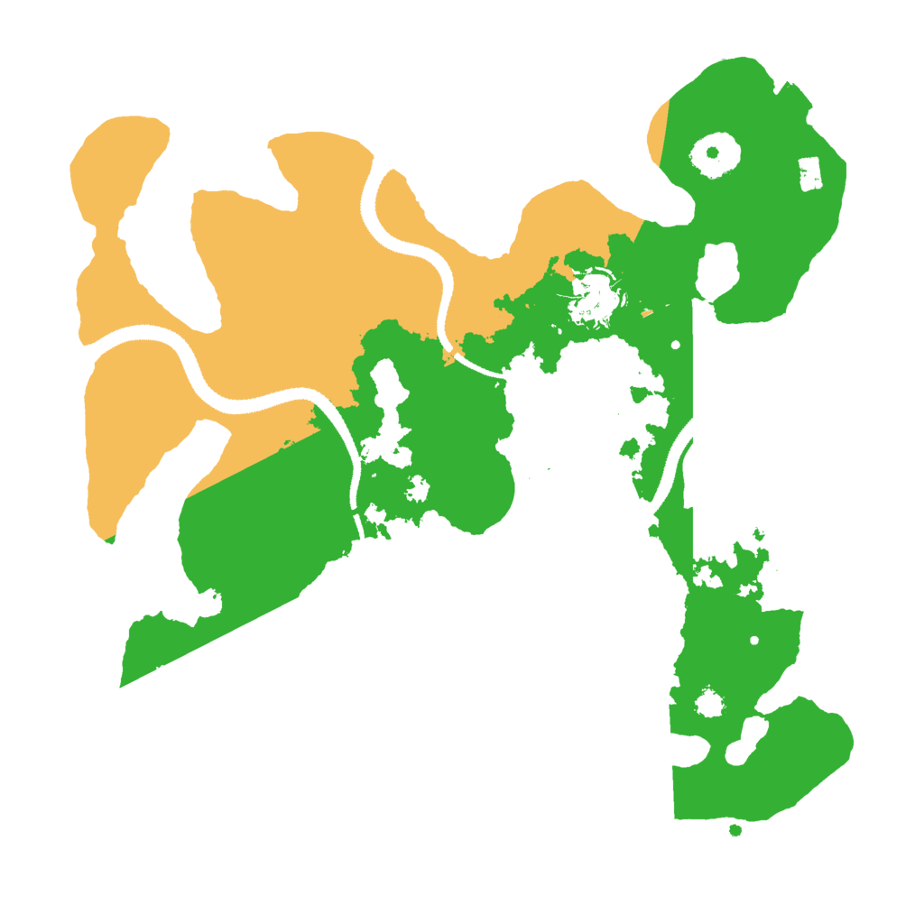 Biome Rust Map: Procedural Map, Size: 3000, Seed: 26767