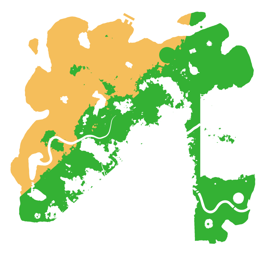 Biome Rust Map: Procedural Map, Size: 4500, Seed: 1703141544