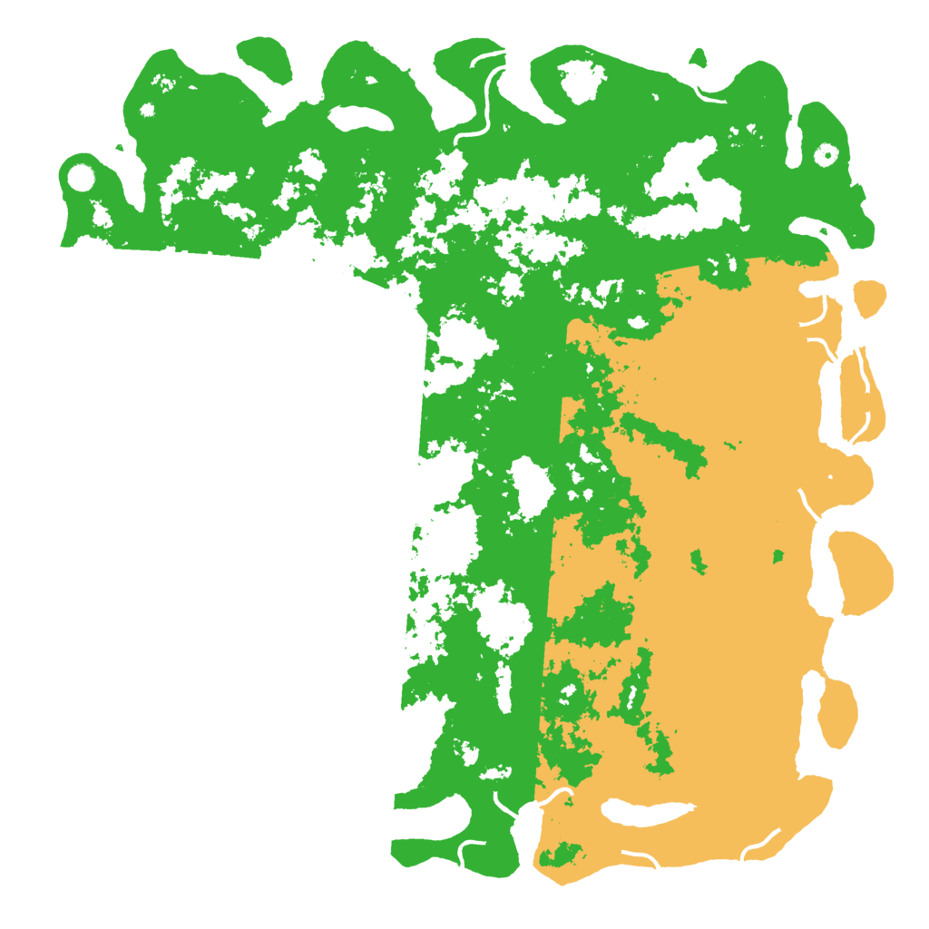 Biome Rust Map: Procedural Map, Size: 6000, Seed: 1230512475