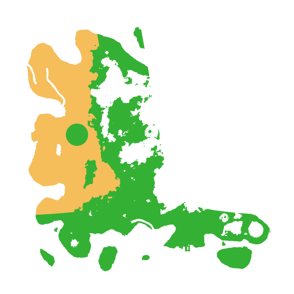 Biome Rust Map: Procedural Map, Size: 3500, Seed: 47460388