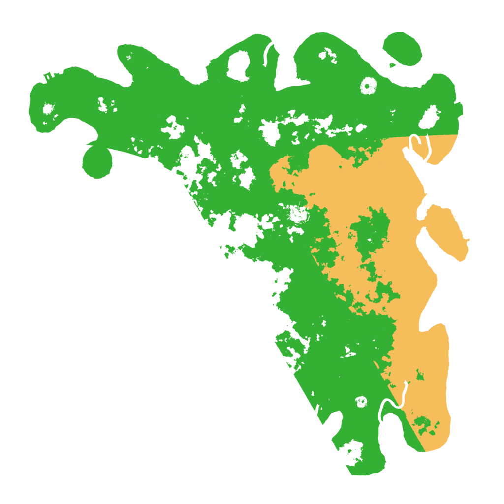 Biome Rust Map: Procedural Map, Size: 4500, Seed: 588638015