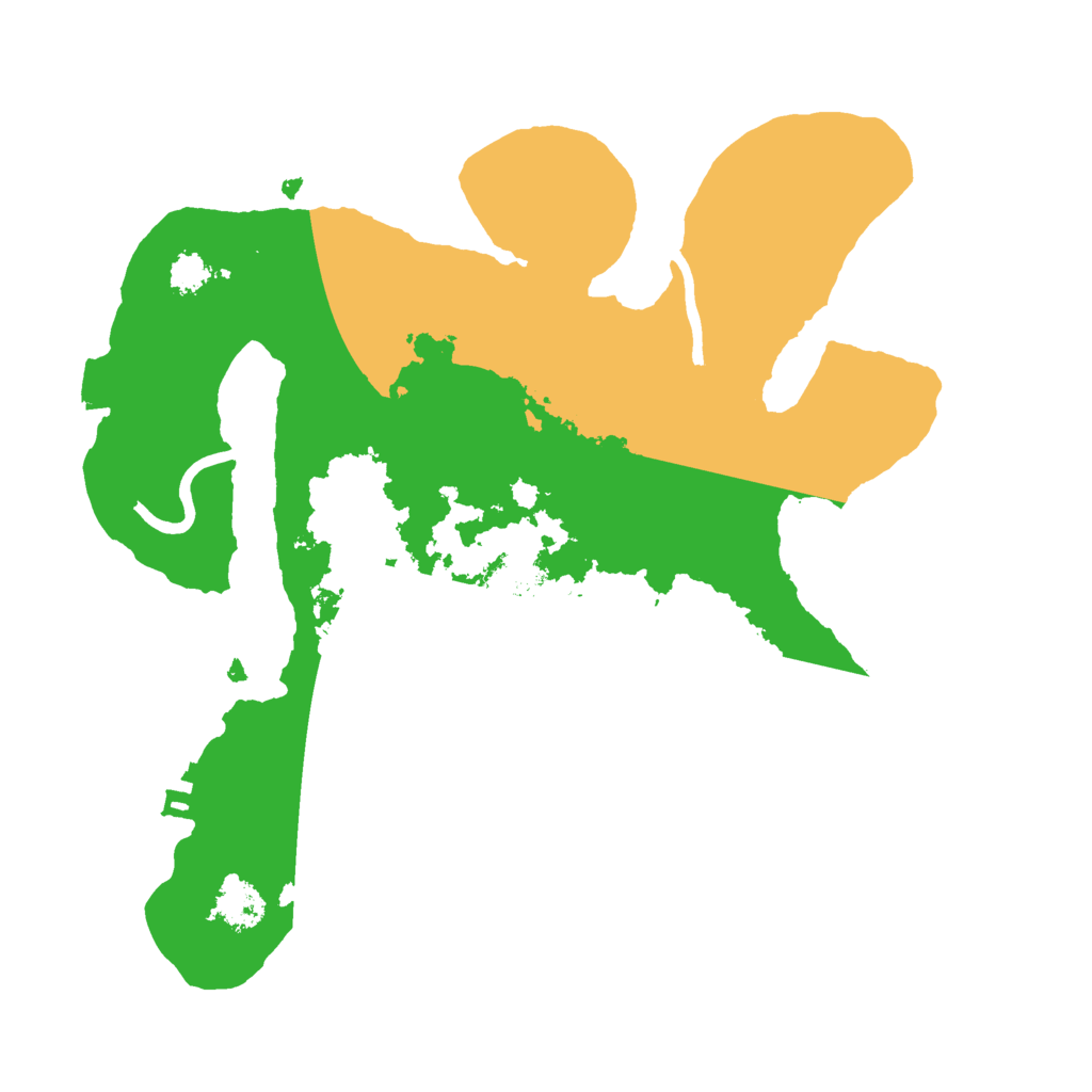 Biome Rust Map: Procedural Map, Size: 2500, Seed: 1468921995