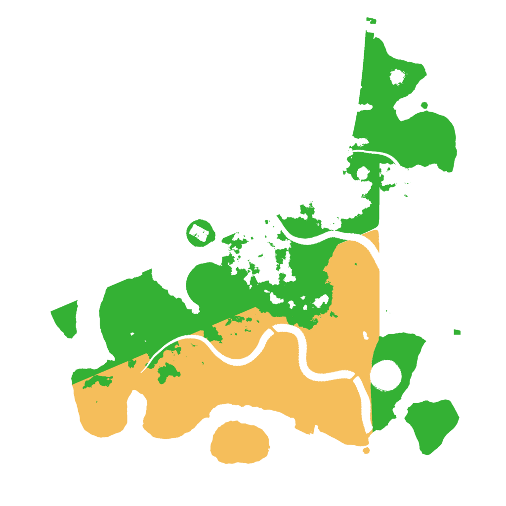Biome Rust Map: Procedural Map, Size: 3000, Seed: 2459533