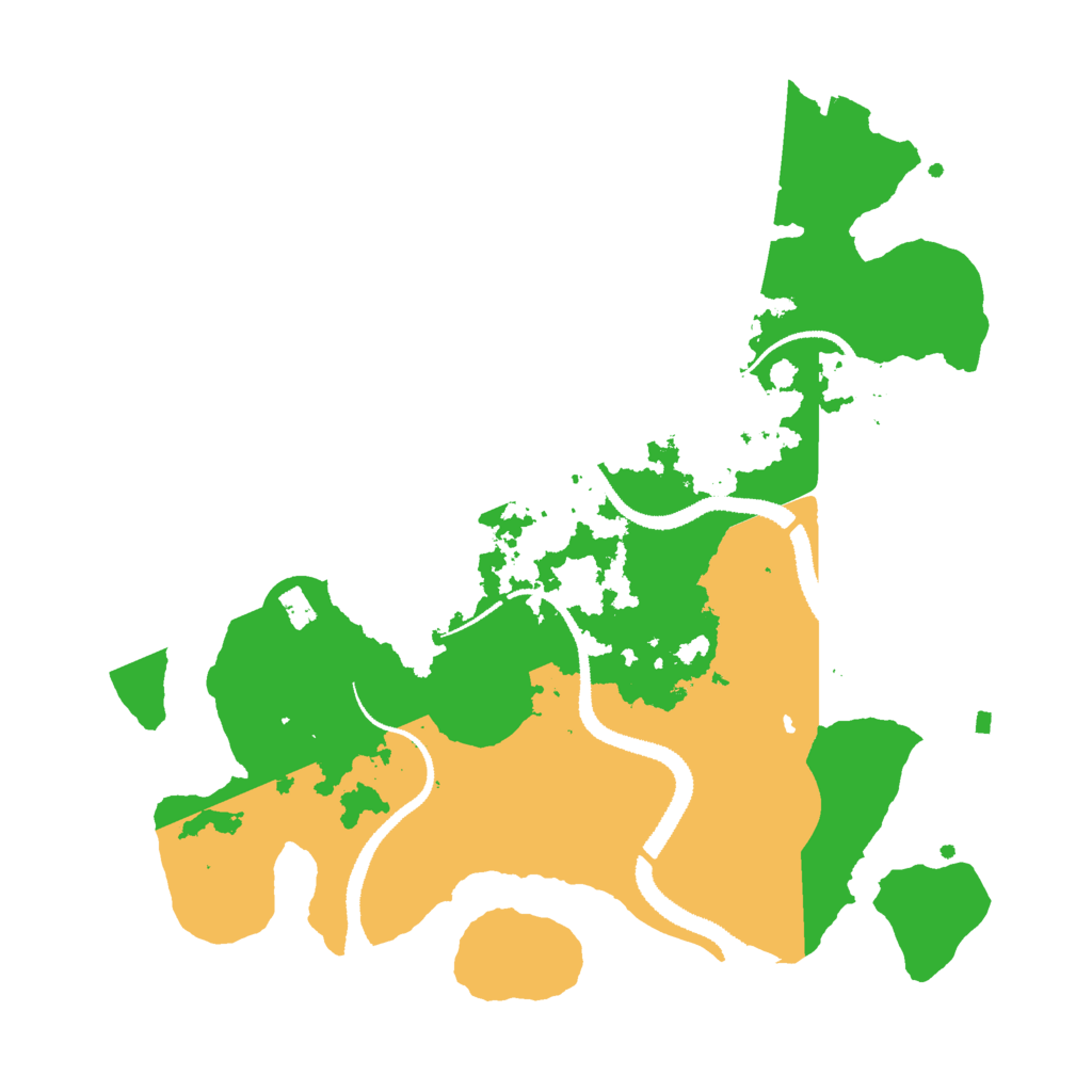 Biome Rust Map: Procedural Map, Size: 3000, Seed: 2459533