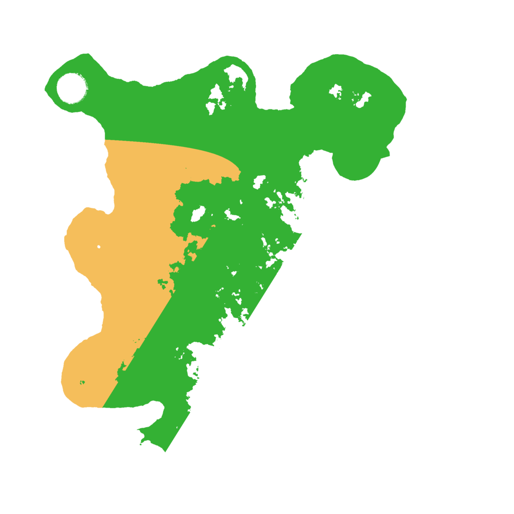 Biome Rust Map: Barren, Size: 3000, Seed: 164754033