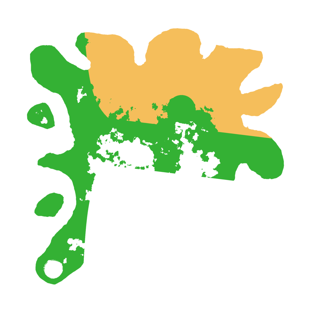 Biome Rust Map: Barren, Size: 3000, Seed: 1227348388