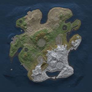 Thumbnail Rust Map: Procedural Map, Size: 2700, Seed: 13, 11 Monuments