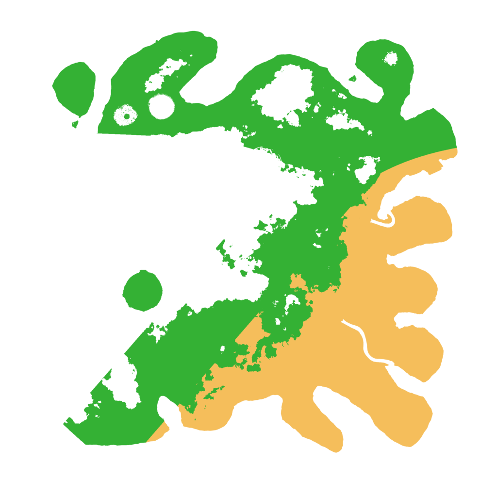 Biome Rust Map: Procedural Map, Size: 3500, Seed: 731545332