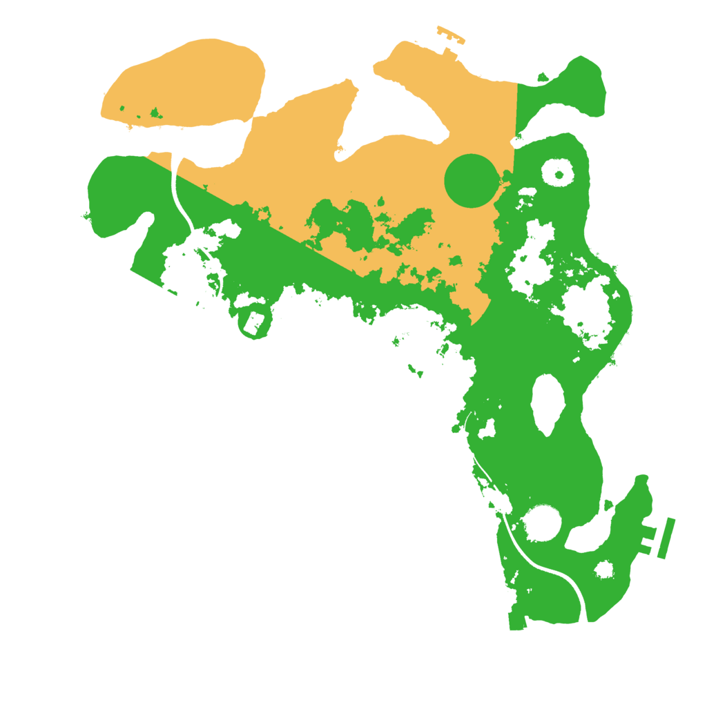 Biome Rust Map: Procedural Map, Size: 3450, Seed: 54627813