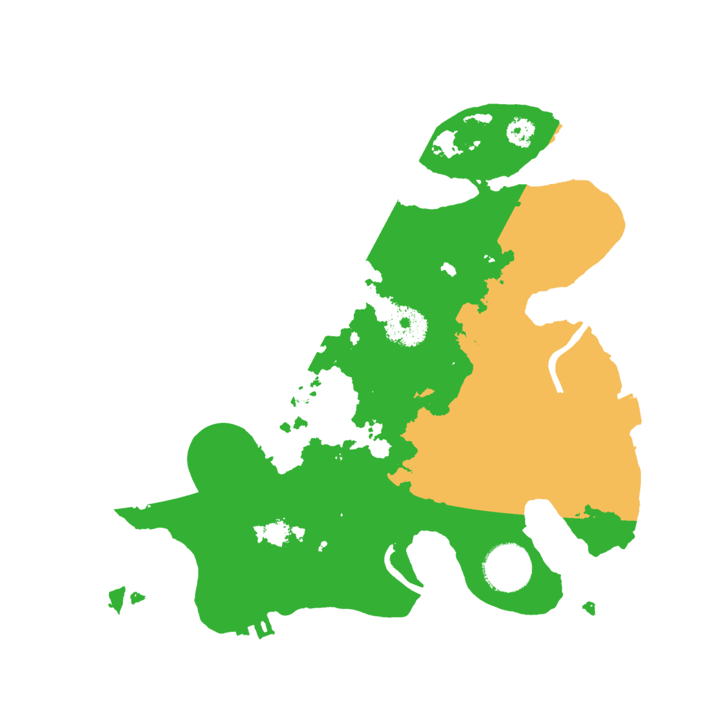 Biome Rust Map: Procedural Map, Size: 2600, Seed: 30724994