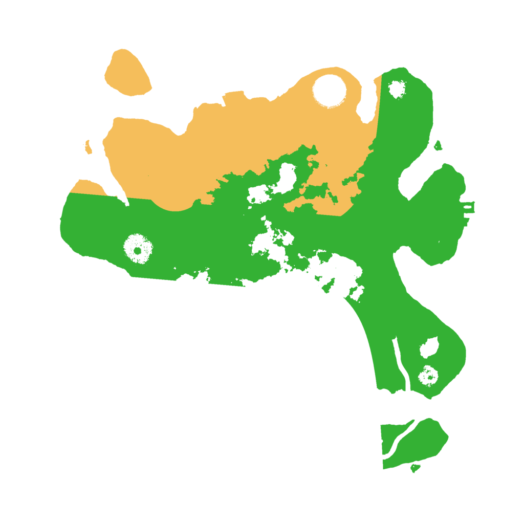 Biome Rust Map: Procedural Map, Size: 2800, Seed: 63148904