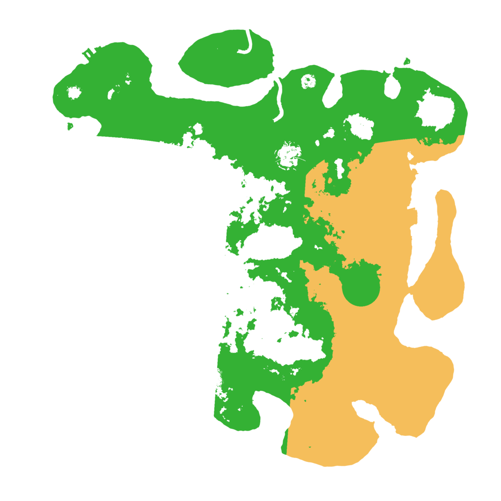 Biome Rust Map: Procedural Map, Size: 3500, Seed: 1350798238