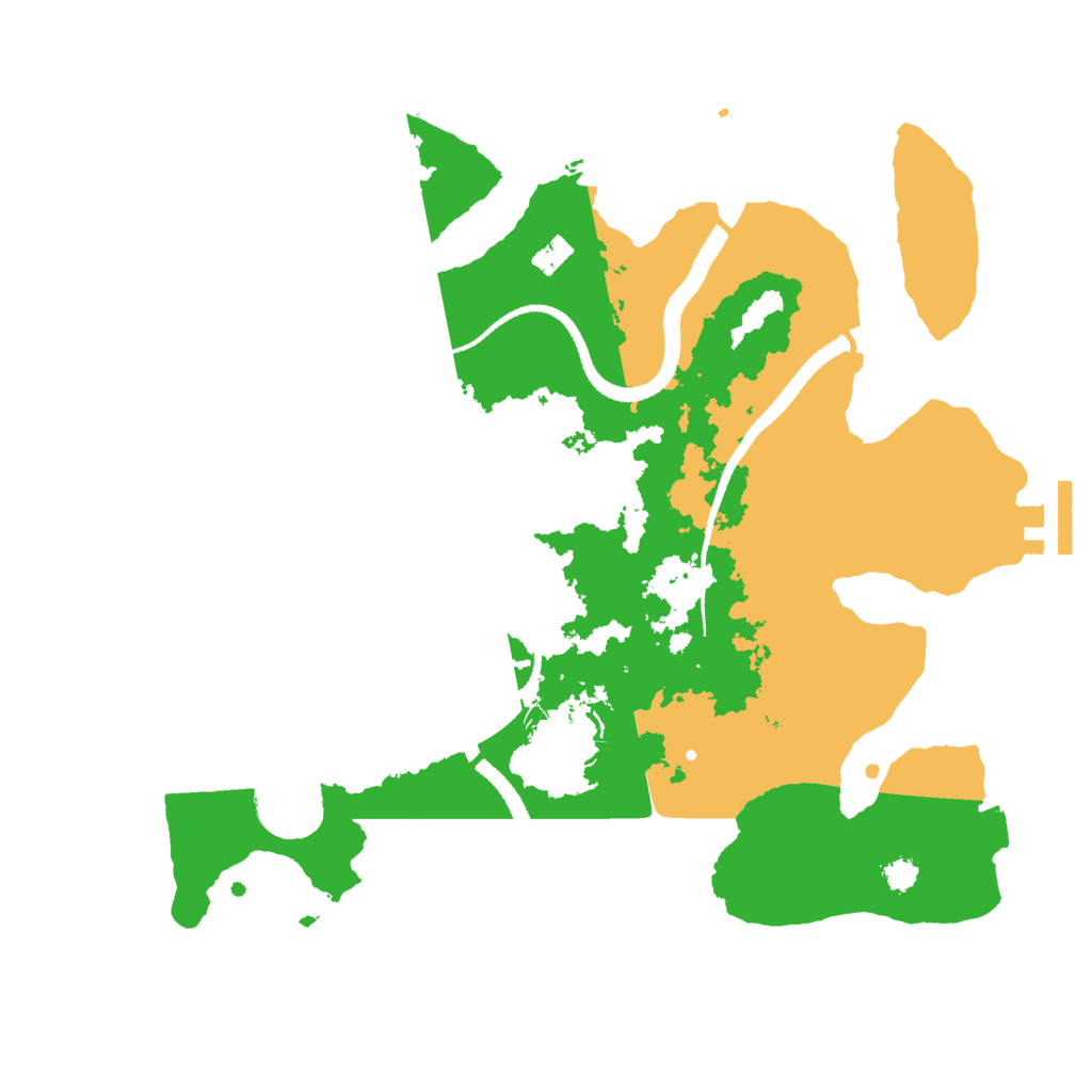 Biome Rust Map: Procedural Map, Size: 3000, Seed: 865772237