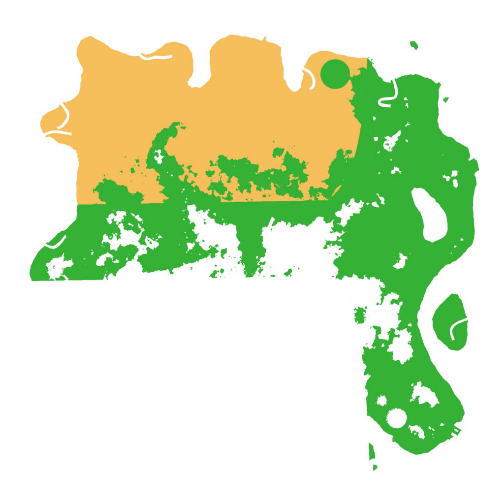 Biome Rust Map: Procedural Map, Size: 4500, Seed: 388164640