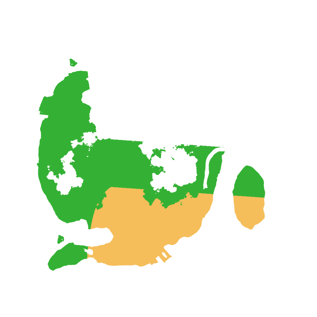 Biome Rust Map: Procedural Map, Size: 2000, Seed: 79495009