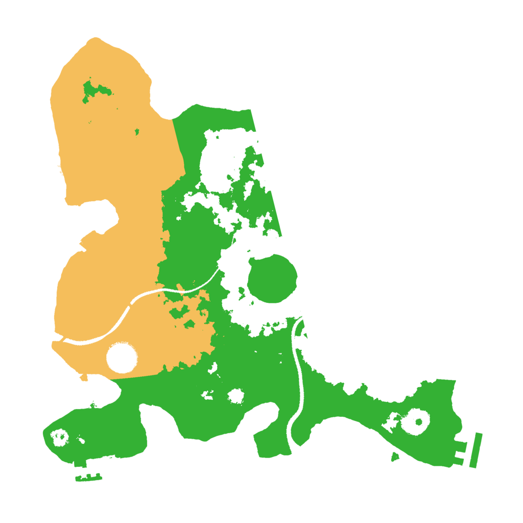 Biome Rust Map: Procedural Map, Size: 3000, Seed: 4829563