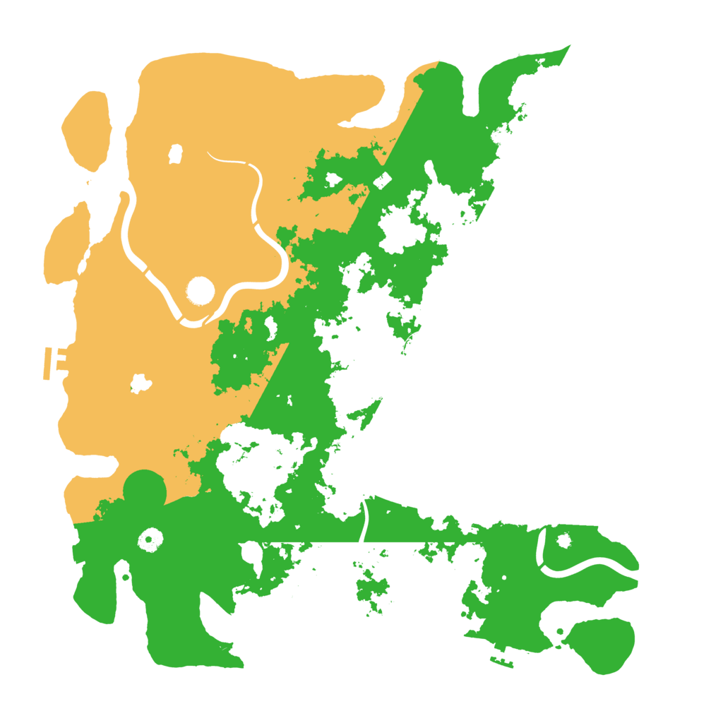 Biome Rust Map: Procedural Map, Size: 4500, Seed: 675504626