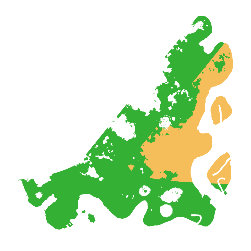 Biome Rust Map: Procedural Map, Size: 3500, Seed: 573003858