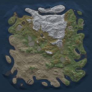 Thumbnail Rust Map: Procedural Map, Size: 4250, Seed: 748518808, 18 Monuments